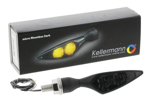 148.100 - Покажчик повороту Kellermann micro Rhombus Dark FL / RR передній лівий
