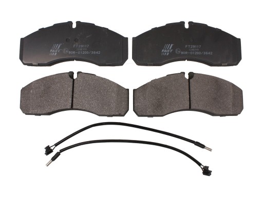 FT29117 - IVECO DAILY 60 / 65C13 КОЛОДКИ ПЕРЕДНИЕ 2-ДАТЧИКИ