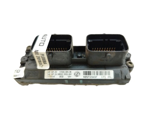 computer control unit of the engine FIAT PUNTO II 1.2 8V 71736344