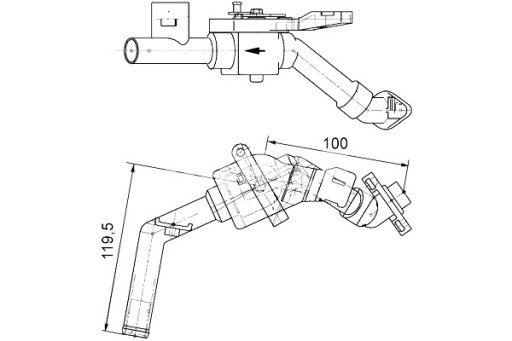 8 000P - MAHLE клапан обогревателя MERCEDES LK LN2 T2 LN1 VARIO VARIO B667 B670
