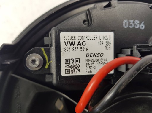 fan cab 3Q1819021A VOLKSWAGEN PASSAT B8