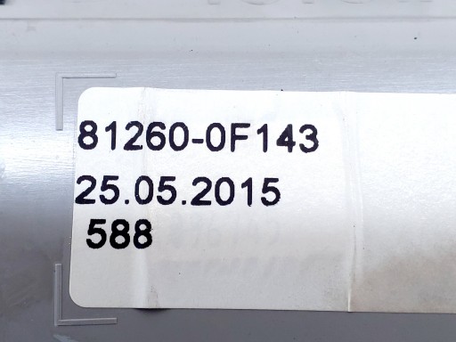 81260-0f143 Внутрішнє освітлення