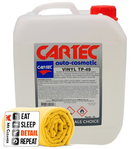 Cartec Vinyl TP-49 - для зовнішнього пластику та шин 5 л