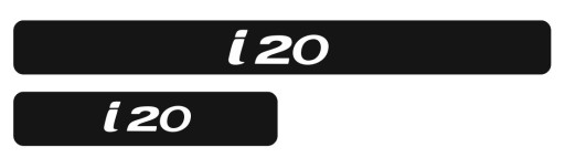 HYUNDAI i20 наклейки на пороги