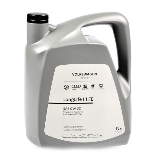 Синтетическое масло VW LongLife III FE 5 l 0W-30