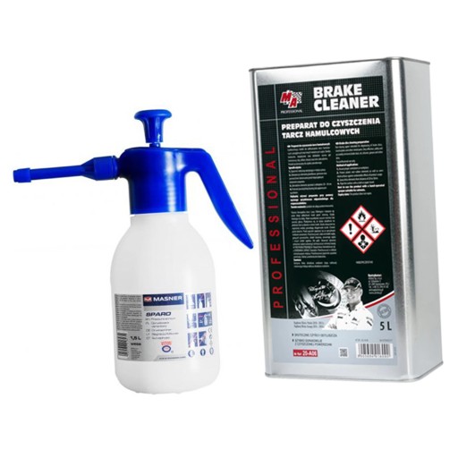 ЗАСІБ ДЛЯ ОЧИЩЕННЯ ГАЛЬМ 5Л + ОБПРИСКУВАЧ К2 1,5Л