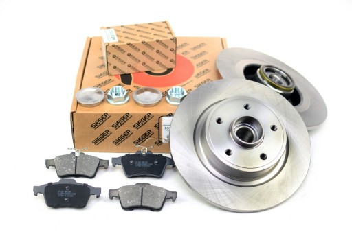 Диски підшипник + колодки задній Renault Laguna II 2