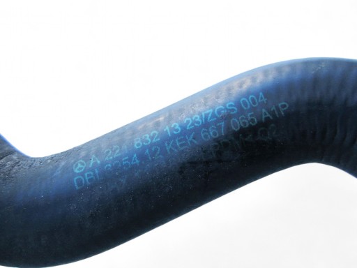 of the hose hose chlodzenia Mercedes W221 S600 5.5 V12