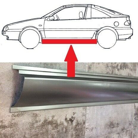 Progisamochodowe_próg_100nx - Порог Nissan 100 NX (1990-1995) пороги из листового металла