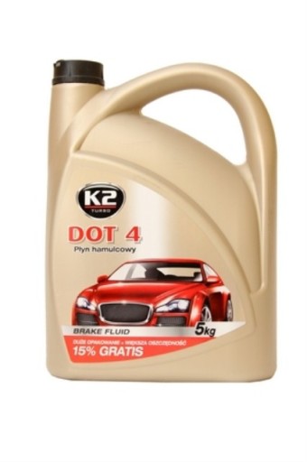 K2 тормозная жидкость DOT-4 5л