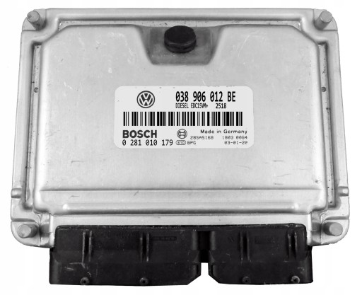 038906012BE - Volkswagen lupo 2003 контроллер/модуль блока управления двигателем