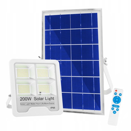 СОНЯЧНА ЛАМПА ПАНЕЛЬ ГАЛОГЕННИЙ СВІТЛОДІОДНИЙ ПРОЖЕКТОР 200W