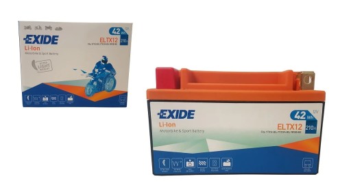 Аккумулятор EXIDE Li-Ion ELTX12 12V 42WH 210A