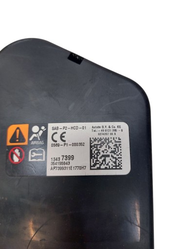 Airbag AIRBAG SITZ rechts OPEL ZAFIRA C 13437399