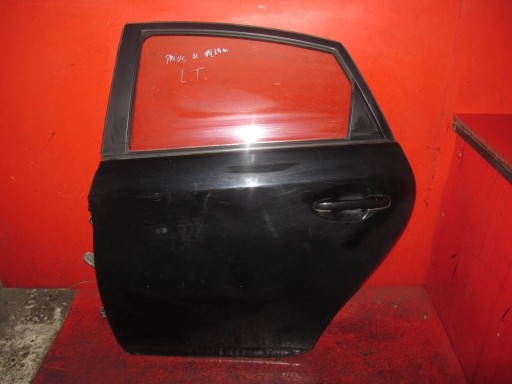 TOYOTA PRIUS 3 III W3 09- door left rear part rear. black, 202