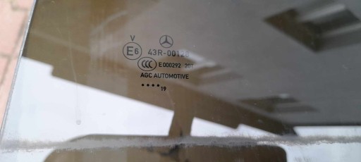 window left rear part MERCEDES CLA 117 A117 W117 43R-00128