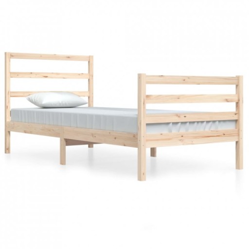 RÁM POSTELE 90x200cm Detská drevená posteľ s roštom