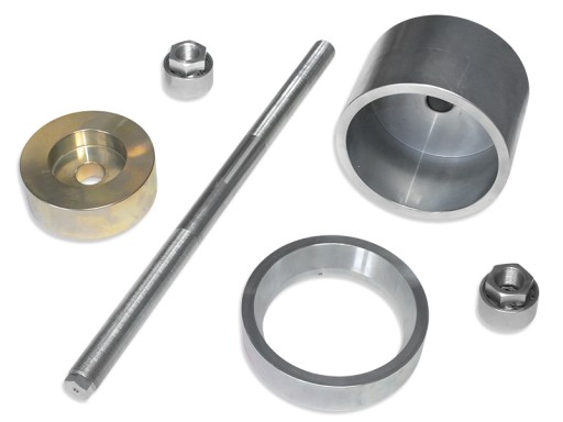 Комплект для пресування і пресування втулок напівпричепа