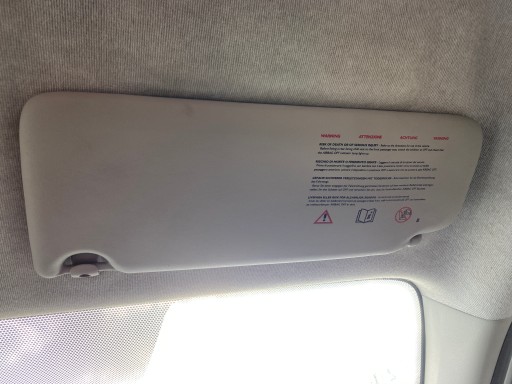 Renault Twingo 2 II 07-14 cover PRZECIWSLONECZNA right of the passenger