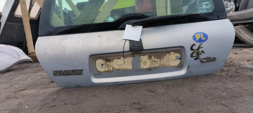 trunk door boot SREBRNA RENAULT CLIO II