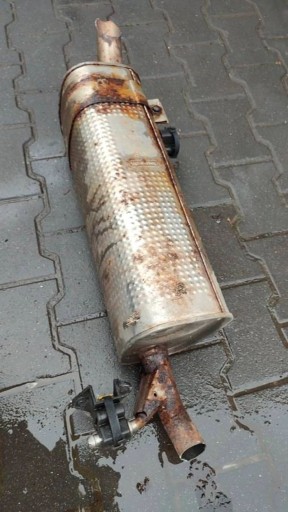 Citroen C4 Cactus 2018 Tlumik rear / Koncowy / exhaust pipe