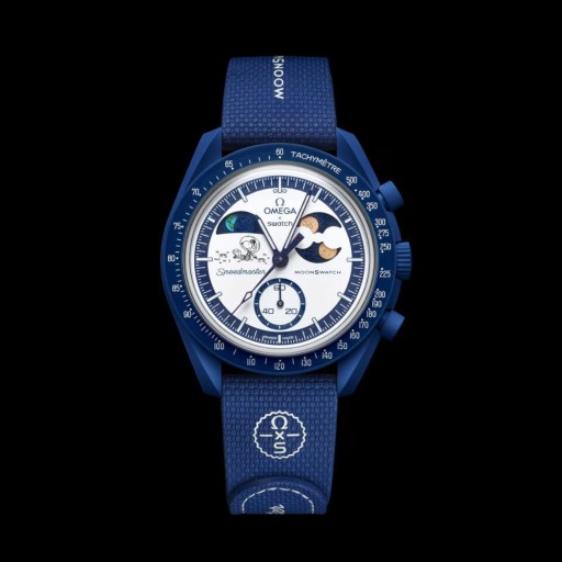 限定新品SWATCH×OMEGA×スヌーピーshine gold Swatch x Omega Bioceramic Moonswatch Mission To Earthphase Moonshine S