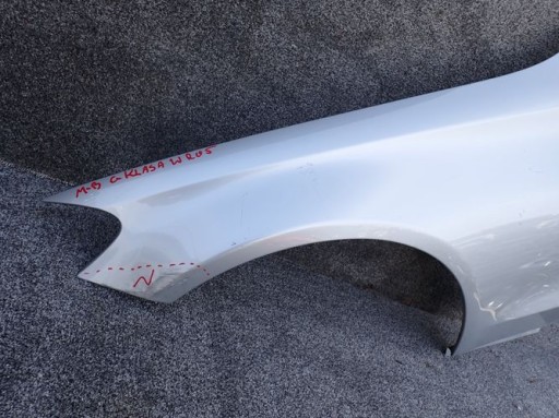MERCEDES W205 205 C-KLASA fender left front front