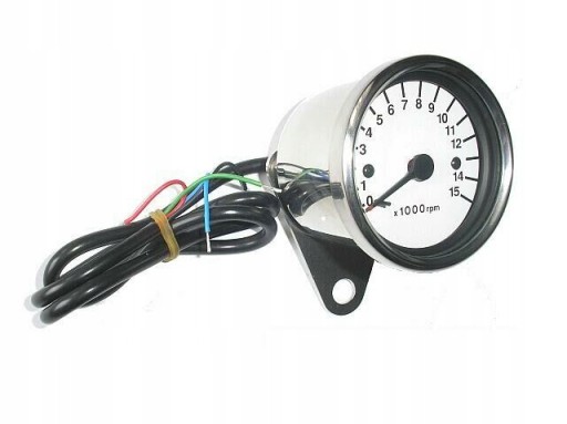 10.100.81 - MOTOJAPAN-ТАХОМЕТР З БІЛИМ ЦИФЕРБЛАТОМ ДО 15 ТИС.