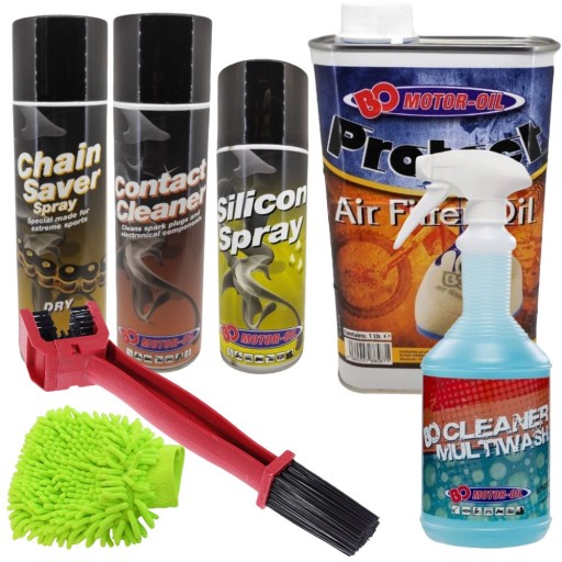 КОМПЛЕКТ ДЛЯ МИТТЯ ТА ДОГЛЯДУ ЗА МОТОЦИКЛОМ БО