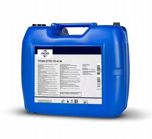 FUCHS TITAN UTTO OIL TO-4 SAE 30 GL4 CAT 20л