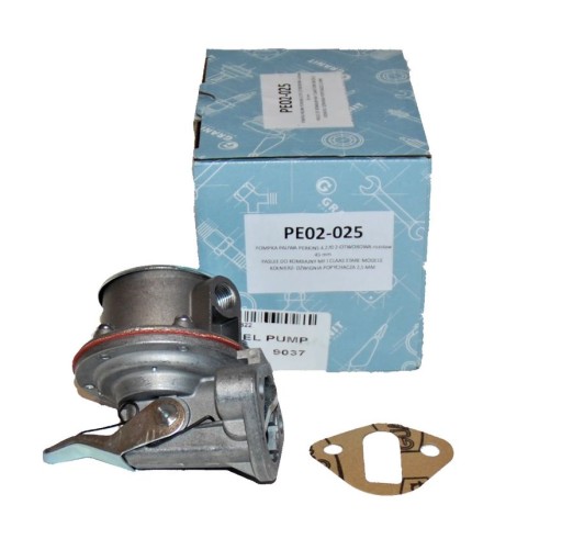 PE02-025 - ТОПЛИВНЫЙ НАСОС PERKINS 4.270 С 2 ОТВЕРСТИЯМИ