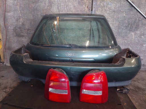 complete rear part AUDI A4 B5 FL KOMBI LY6R trunk door boot bumper rear part lights