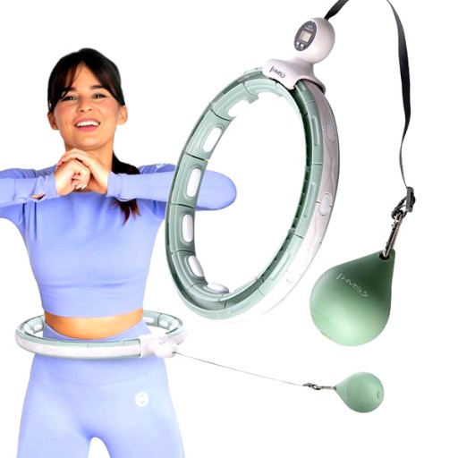 Хулахуп з шпильками HMS HHM15 34-44 см з навантаженням 400 г зелений