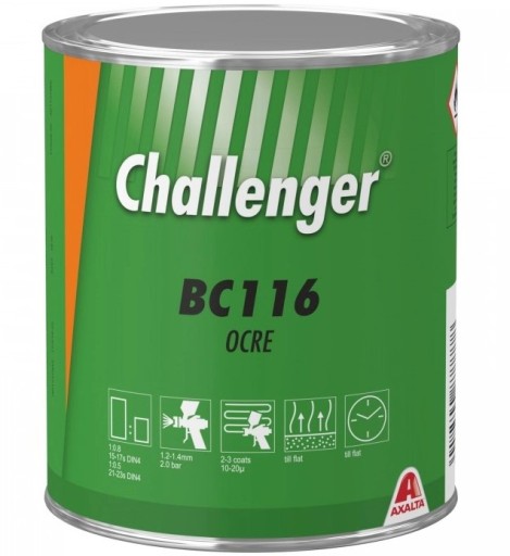Challenger AXALTA BC116 OCRE 1л базовое покрытие