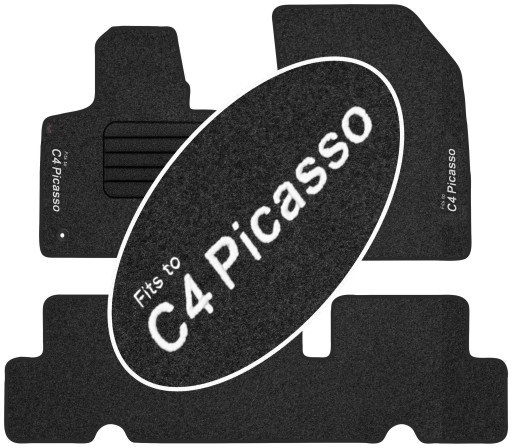 C4 Picasso II 5OS 2013-2019 велюр з написом