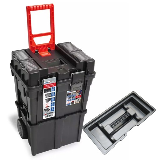 DEDRA ЯЩИК ДЛЯ ИНСТРУМЕНТОВ ЧЕМОДАН НА КОЛЕСИКАХ