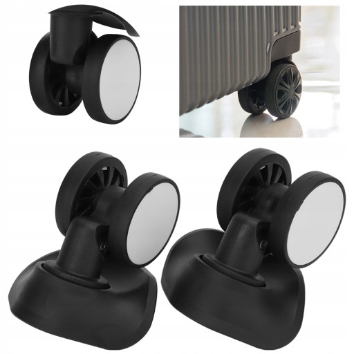 2X ПОВОРОТНІ КОЛЕСА ДЛЯ ЧАСТИНИ БАГАЖУ ВАЛІЗИ