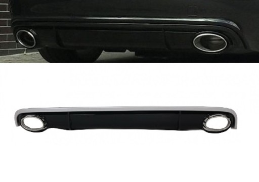 JRDAUA74GBM - Дифузор бампер спойлер для AUDI A7 4G (2010-2014) RS7