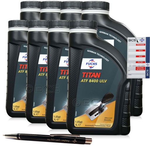 8 литров масло fuchs titan atf 8400 ulv aw-2 dexron ulv ford mercon ulv 8л