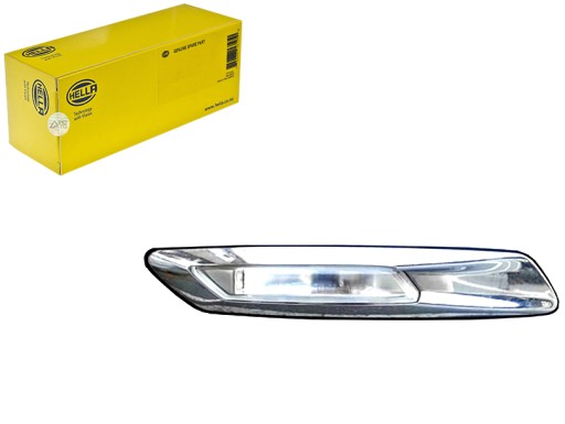 2BM 010 - ЛАМПА УКАЗАТЕЛЯ ПОВОРОТА (ХРОМ / ПРОЗРАЧНЫЙ СВЕТОДИОД)