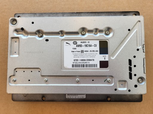 AW93-19C164-CV AW93-19C164 - Аудио усилитель Jaguar XF X250 XJ X351 RANGE ROVE