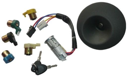 GM-309 7701472590 - LOCK CYLINDERS + IGNITION LOCK, CAP R KANGOO 7701470734