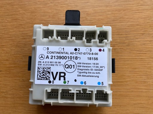 A2139001018 - A2139001018-модуль управления дверью MERCEDES W213 E-Class