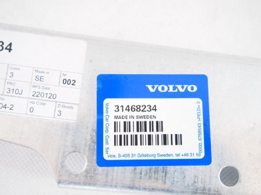 Volvo S60 V60 18r console right s 60 v 60 2018
