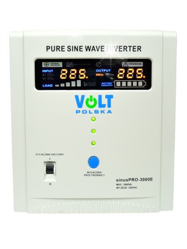 Перетворювач напруги ups 3000w sinus pro 48v 230v