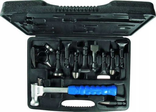 Набір молотків для листового металу, 9 ч. Кондор