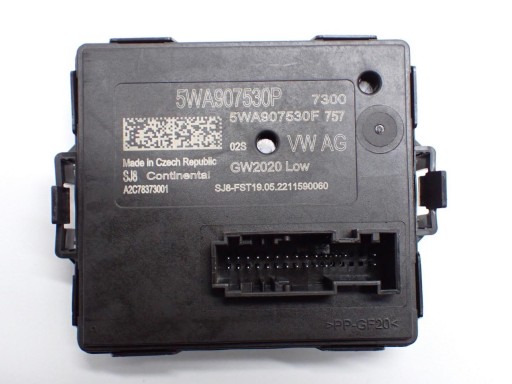 Модуль контролера шлюзу 5wa907530p vw caddy v 2k 2k7 22r