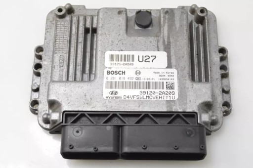 0281018492 - Эбу компьютера, контроллер двигателя 39120-2a209 391202a209 hyundai i40 1.7 crdi