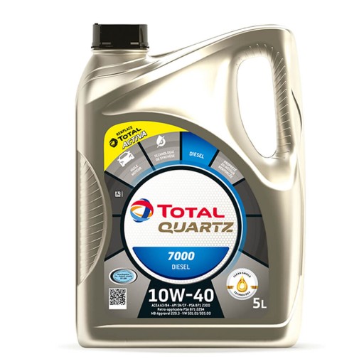 TOTAL QUARTZ OIL 7000 10W40 ДИЗЕЛЬ 5л