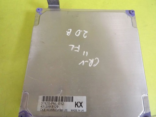 Комп'ютер двигуна honda cr-v ii fl 2.0 b 37820-pnl-e12 / 431359-5129 nr1247